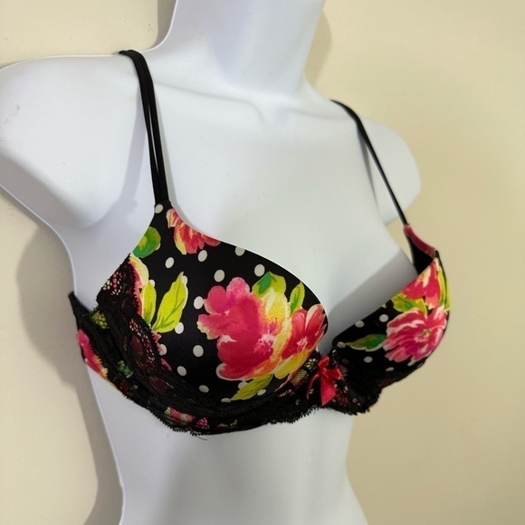 Victoria Secret sz 34 C push up bra in a tropical print Hardly worn. - Picture 8 of 10